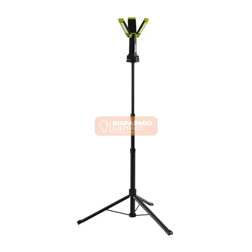 Faro da Lavoro LED Ricaricabile Fasano FG 217/B a 3 Fari con Treppiede