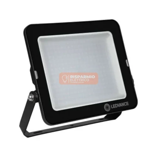 Proiettore LED Compatto da Esterno Ledvance 180W 18000lm 4000K IP65 Nero Simmetrico – FLCOMP180840B