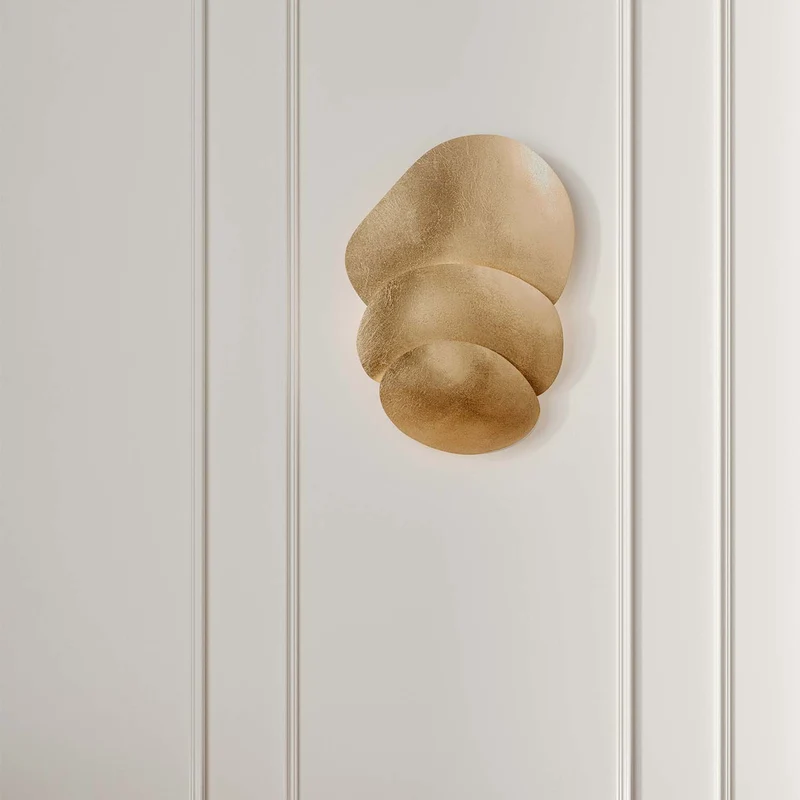 AKEMI - Applique murale en acier, style art déco, H 56 cm
