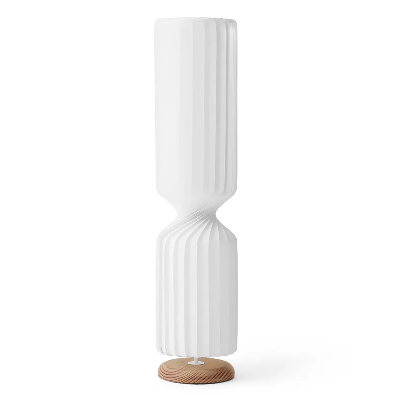 TR41 - Lampadaire en papier et bouleau, style scandinave