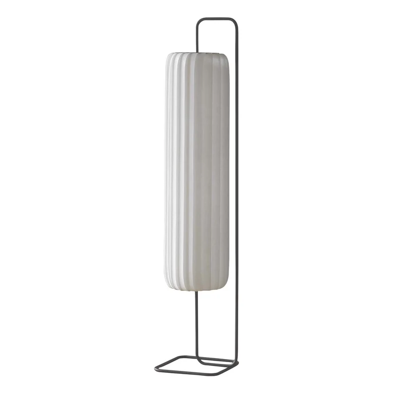 TR37 - Lampadaire en papier et acier, style scandinave