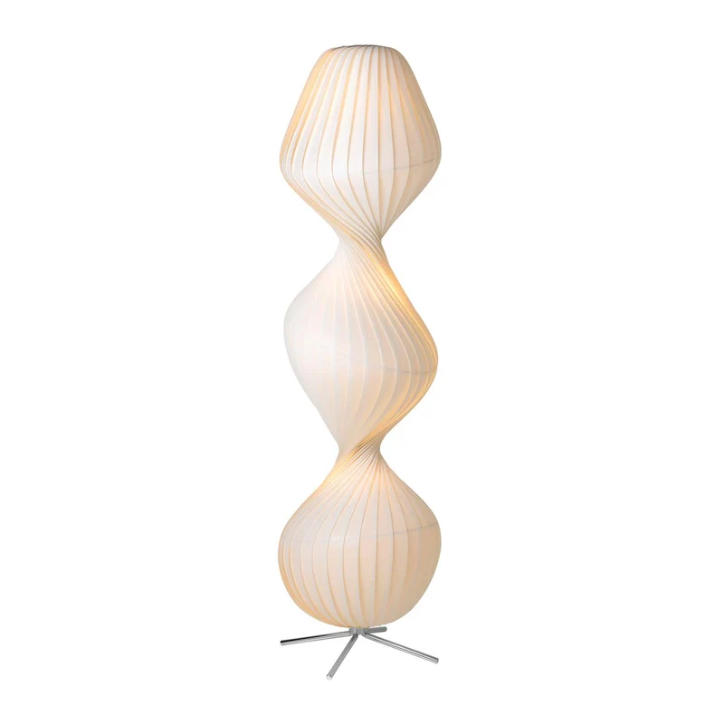 TR33 - Lampadaire en papier artisanal, style scandinave
