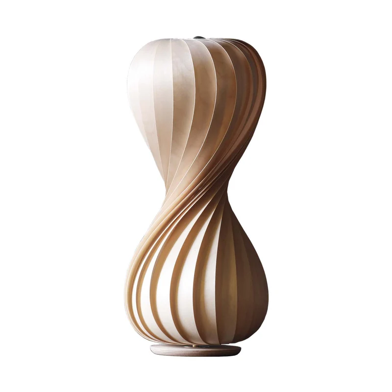 TR7 - Lampe à poser en bois de bouleau, style japandi