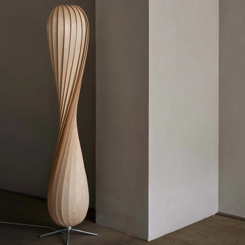 TR7 - Lampadaire en bouleau ou ABS, style scandinave