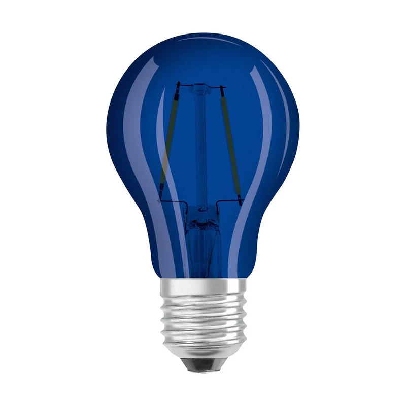 OSRAM LED Lampada LED STAR DÉCOR CLASSIC A 2.5W 190 Blu E27, 10 lm, 9000 K, Blu