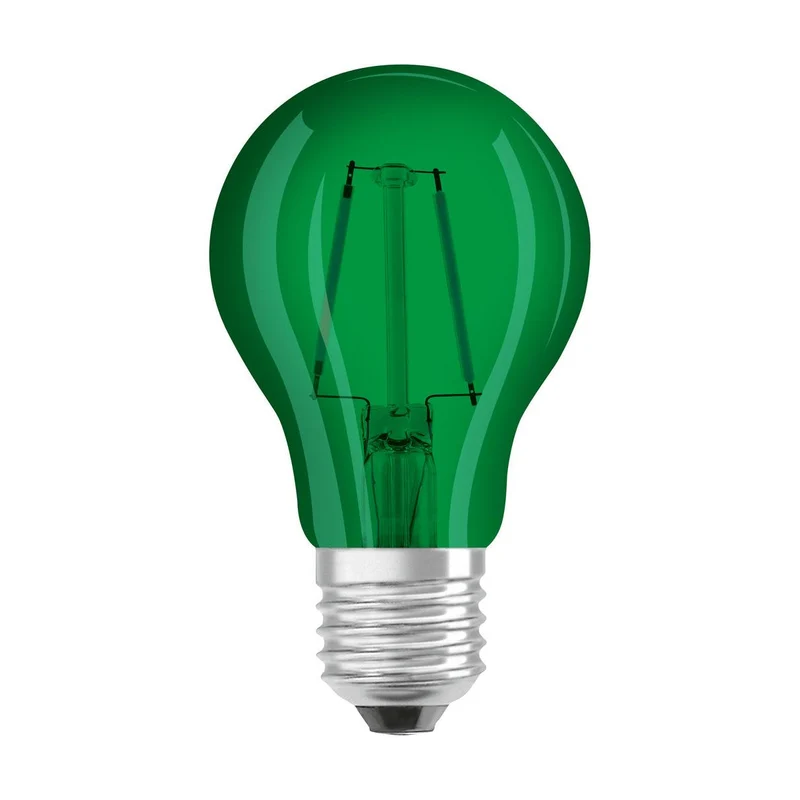OSRAM LED Lampada LED STAR DÉCOR CLASSIC A 2.5W 175 Verde E27, 45 lm, 7500 K, Verde