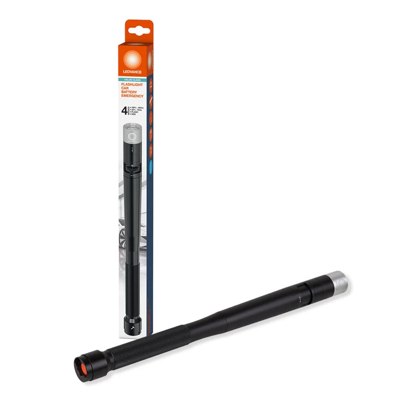 LEDVANCE TORCIA Strumento di Emergenza per Auto, Torcia, SOS, Martello di Vetro, Coltello per Cinture 100 lm