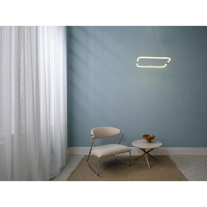 LEDVANCE DECOR Tetragon Lampada a sospensione, 18W, 3000K, 2000lm, Luce calda, Click DIM