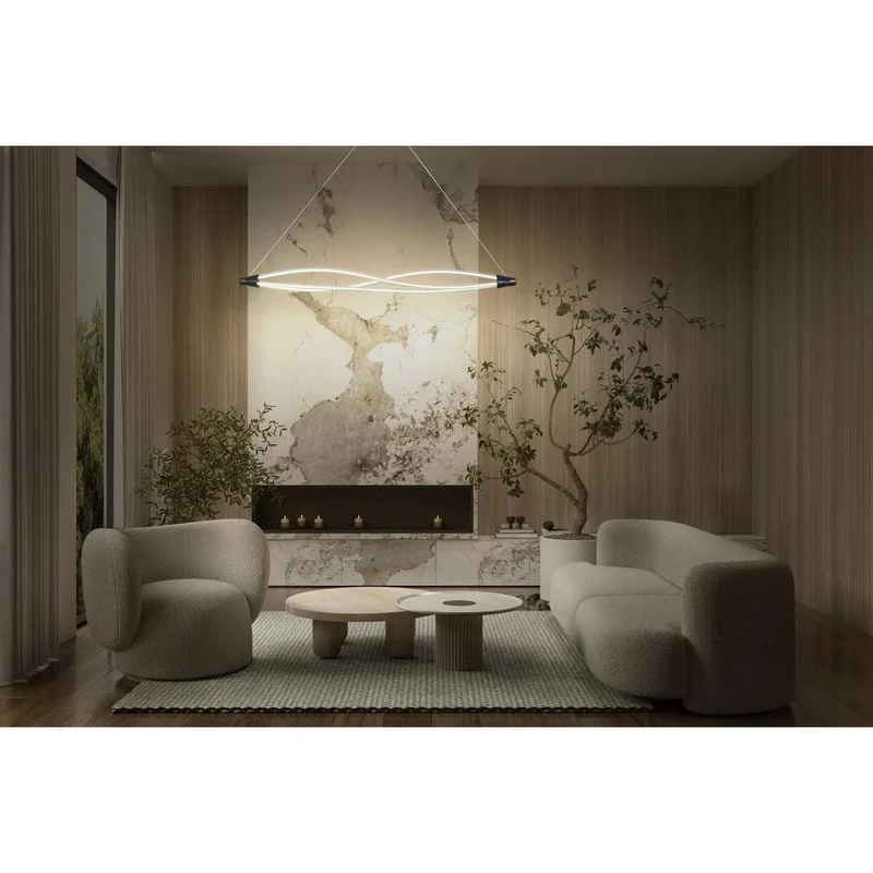 LEDVANCE DECOR Swirl Lampada a sospensione, 22W, 3000K, 2400lm, Warmweiß, Click DIM