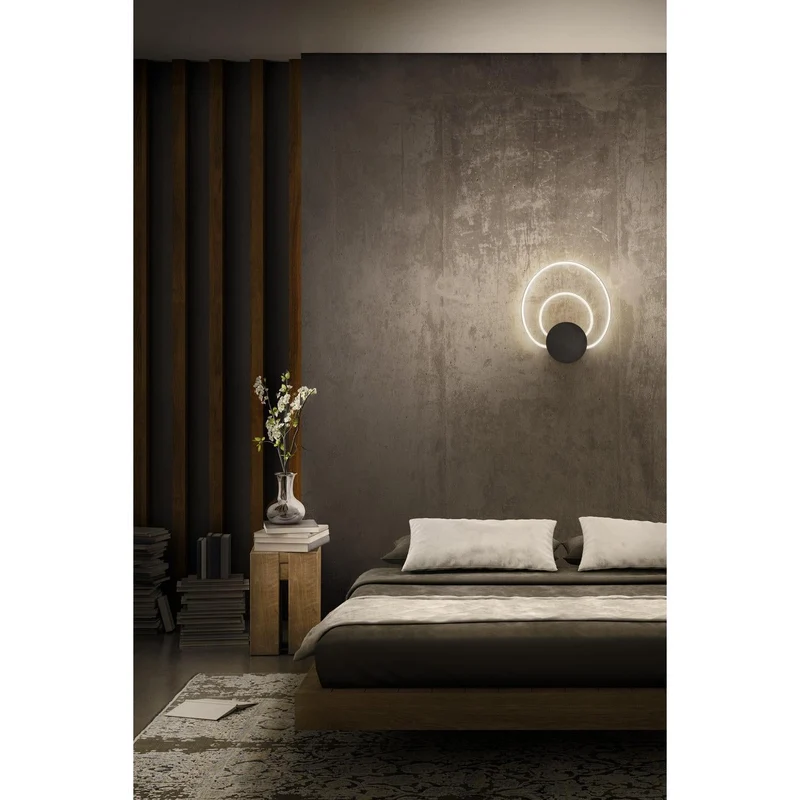 LEDVANCE DECOR Helios Applique, 12W, 3000K, 960 lm, Bianco caldo, Click Select