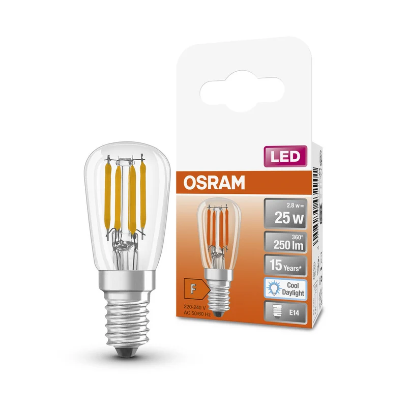 OSRAM LED Lampada LED SPECIAL T26 2.8W 865 Chiara E14, 250 lm, 6500 K, Luce diurna fredda