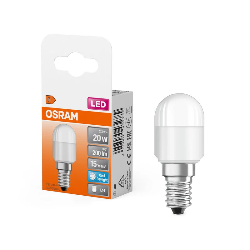 OSRAM LED Lampada LED SPECIAL T26 2.3W 865 Satinata E14, 200 lm, 6500 K, Luce diurna fredda