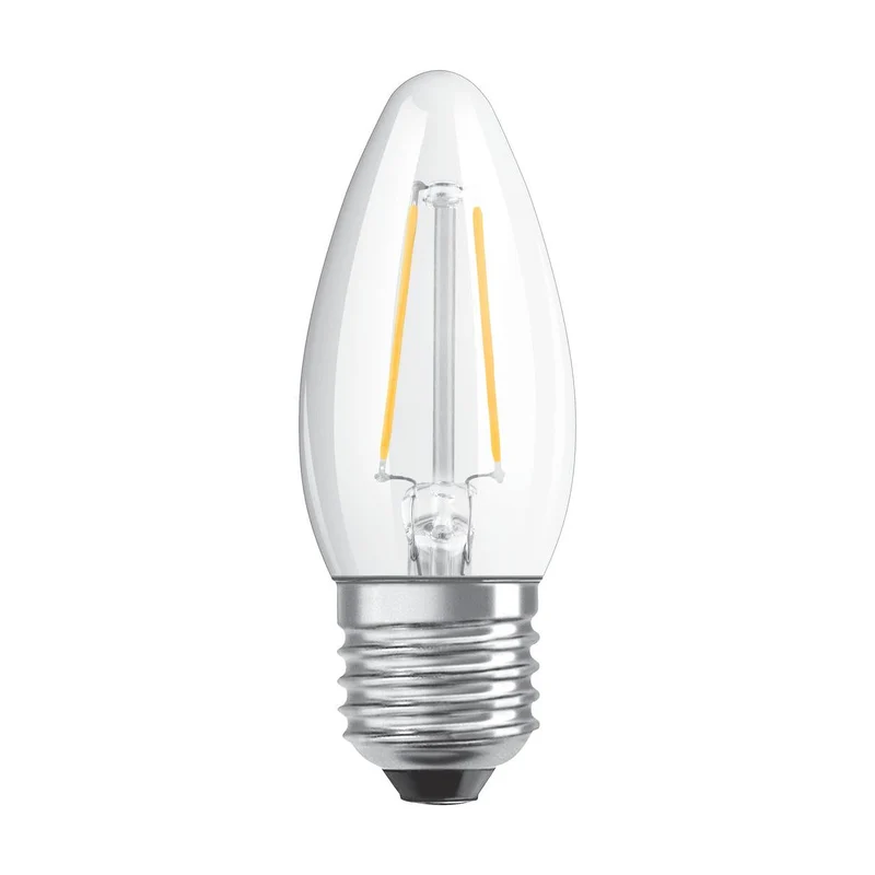 OSRAM LED Lampada LED Retrofit CLASSIC B DIM 4.8W 827 Chiara E27, 470 lm, 2700 K, Bianco caldo