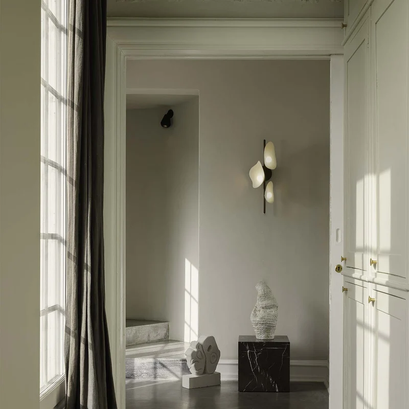 FLORII 3 - Applique murale LED en acier peint, style Art déco