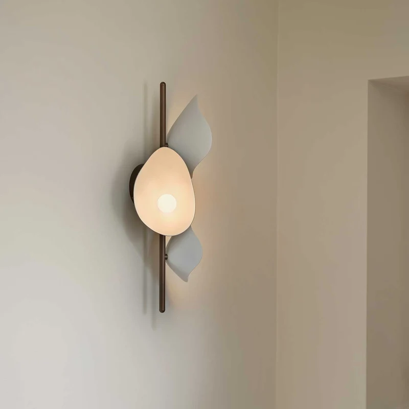FLORII 3 - Applique murale LED en acier peint, style Art déco