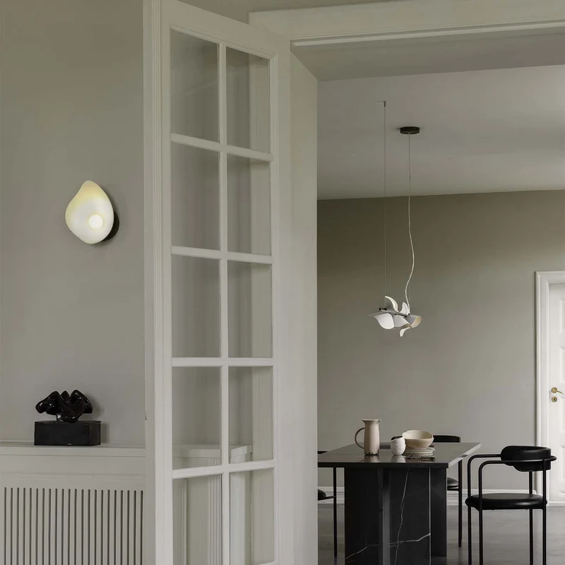 FLORII 1 - Applique murale LED en acier peint, style Art déco
