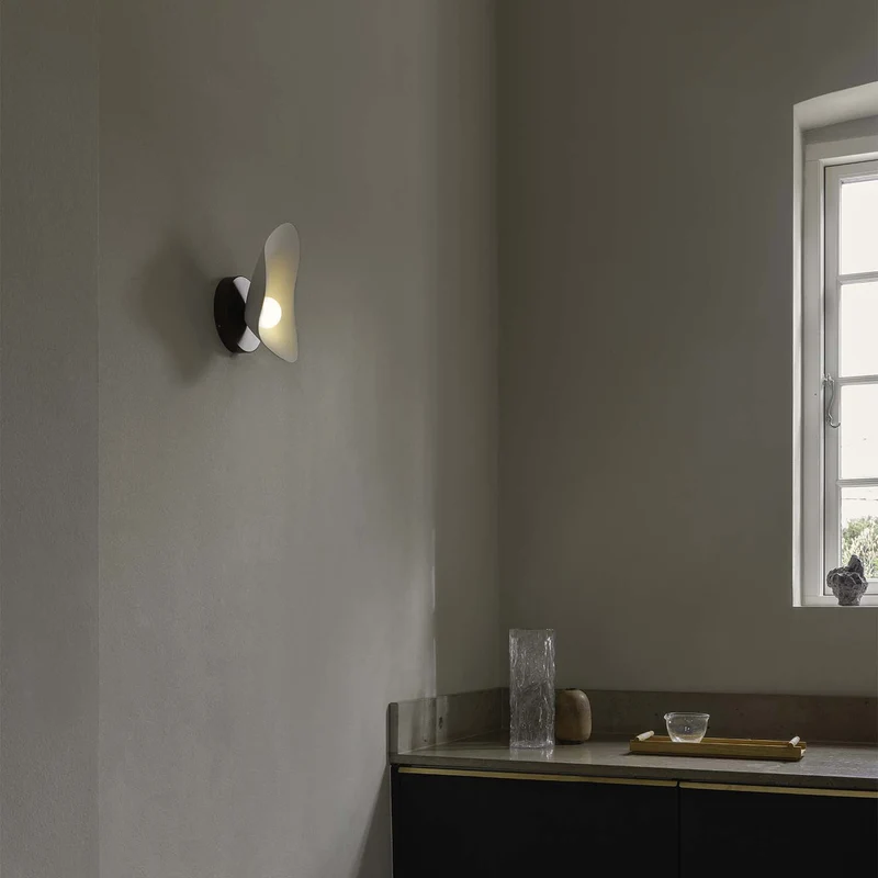FLORII 1 - Applique murale LED en acier peint, style Art déco