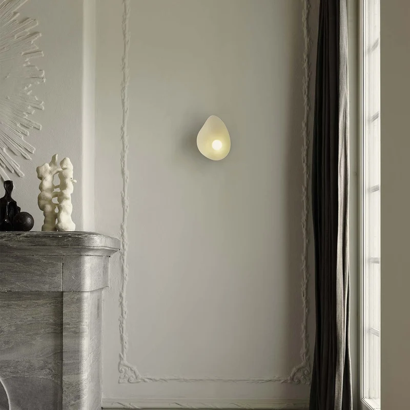 FLORII 1 - Applique murale LED en acier peint, style Art déco