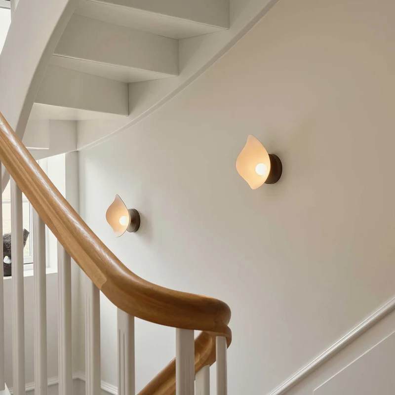FLORII 1 - Applique murale LED en acier peint, style Art déco