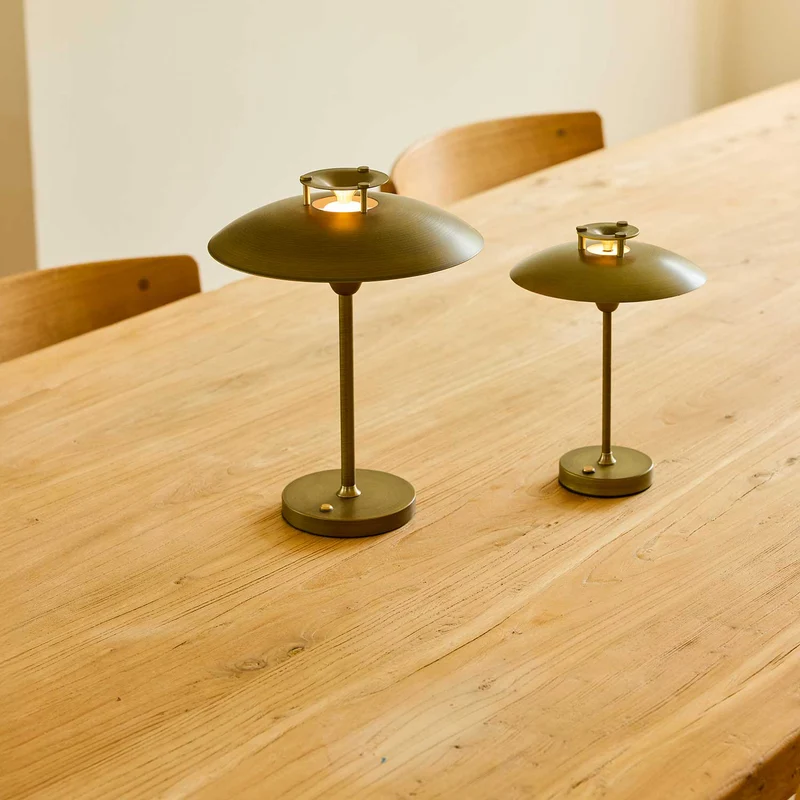 Stepp - Lampe nomade LED en métal, style vintage et industriel