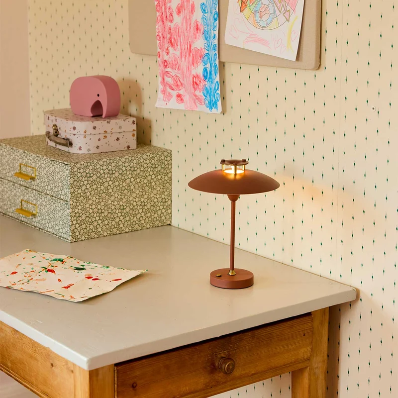 Stepp - Lampe nomade LED en métal, style vintage et industriel