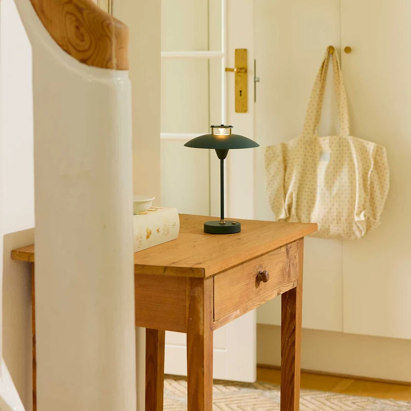 Stepp - Lampe nomade LED en métal, style vintage et industriel