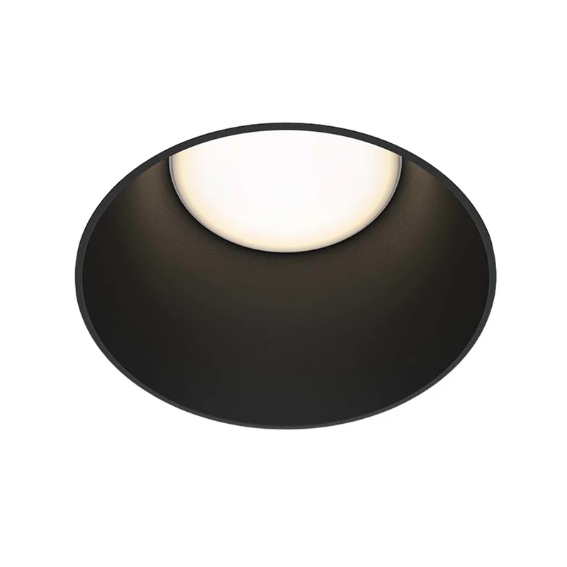 Share - Spot encastré invisible rond en acier, style Art déco