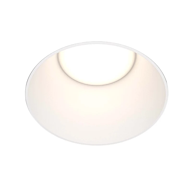 Share - Spot encastré invisible rond en acier, style Art déco