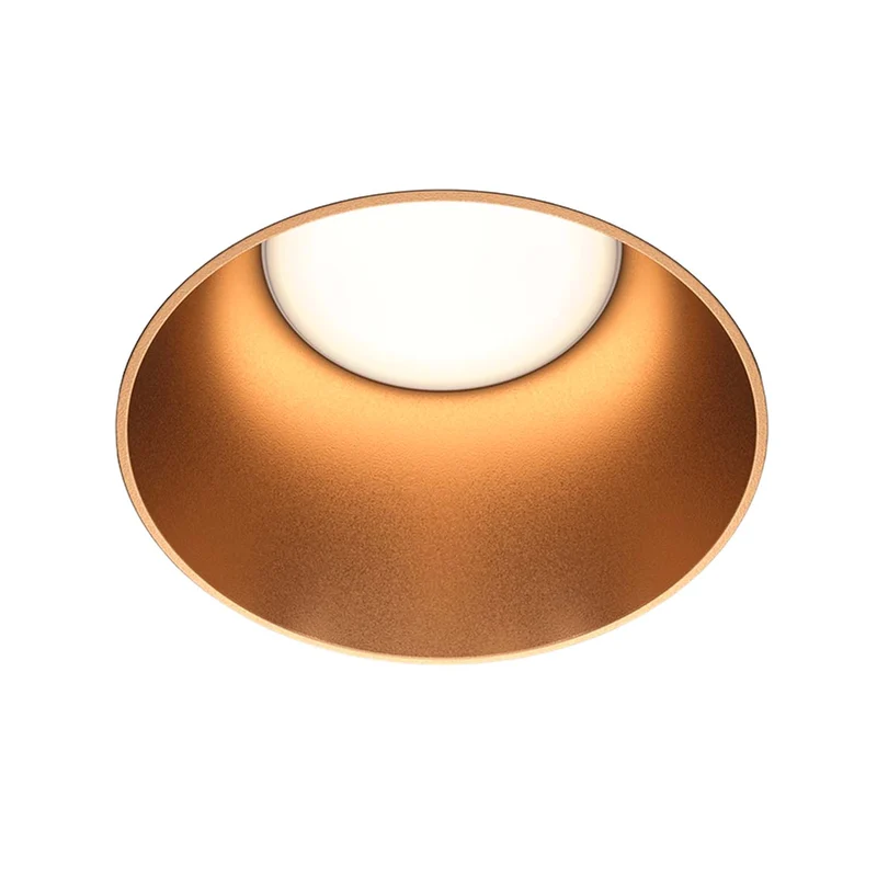 Share - Spot encastré invisible rond en acier, style Art déco