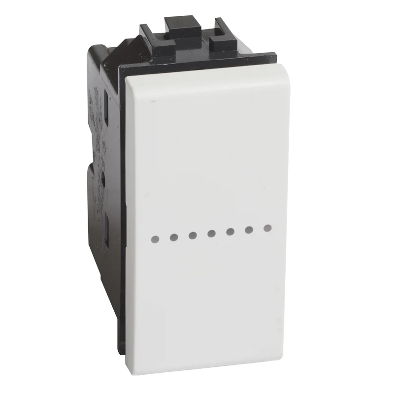 BTICINO N4051N - Interruttore 1P 10A 250Vac assiale LivingLight Bianca