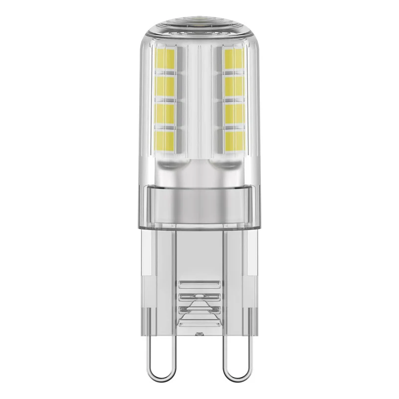 OSRAM LED Stiftsockellampe PIN G9 2.6W 827 Clear G9, 320 lm, 2700 K, Warmweiß, 2er Pack