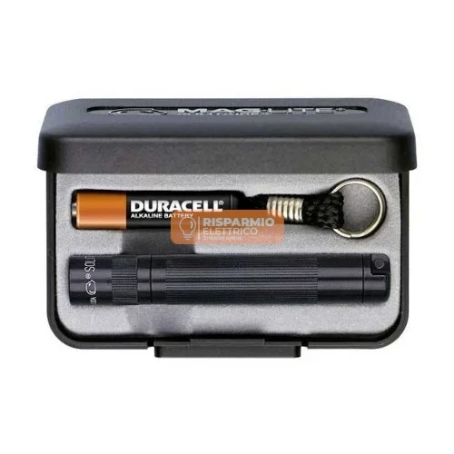 Torcia LED Maglite Solitaire AAA Nera con Batteria Inclusa