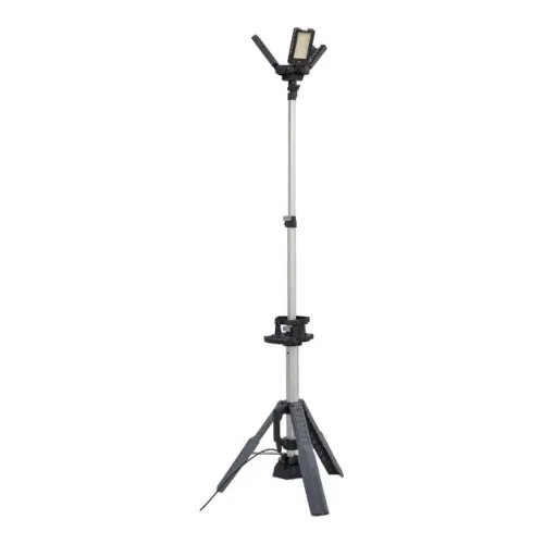 Faro da Cantiere LED Brennenstuhl 13050 T 100W 3 Teste con Treppiede