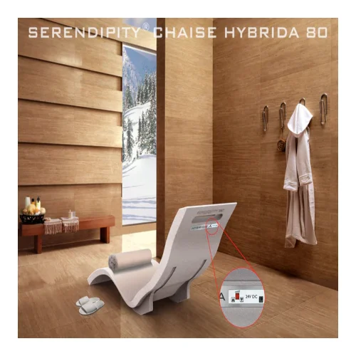 Lettino Termico Riscaldato Ergonomico da Esterno Arkema Serendipity 120W – S010/80