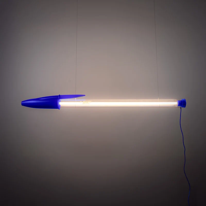 Seletti Bic Lampada a Sospensione Design Iconico Pop Blu - 07836