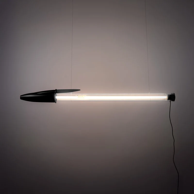 Seletti Bic Lampada a Sospensione Design Iconico Pop Nero - 07838