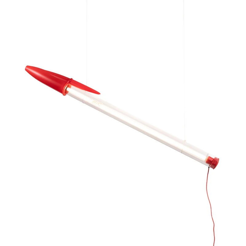 Seletti Bic Lampada a Sospensione Design Iconico Pop Rosso - 07837