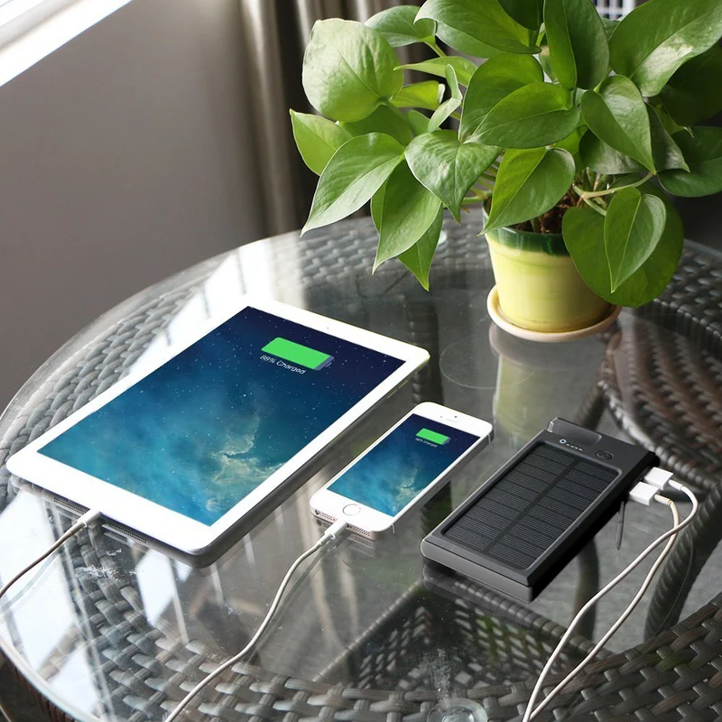 X-DRAGON Portable Solar Charger Panel Power Bank Battey Charger