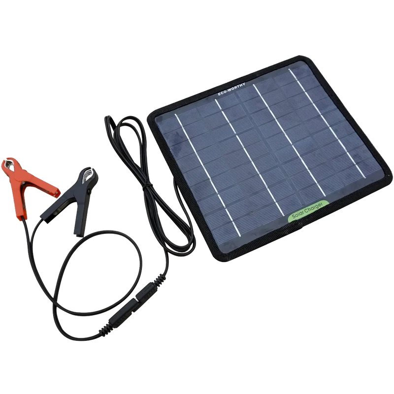 ECO-WORTHY Portable Power Solar Panel Battery Charger Backup
