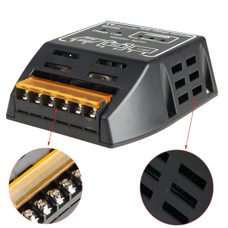 Docooler Charge Controller Solar Panel Battery Regulator Safe Protection