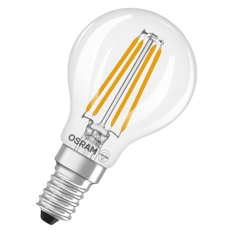 OSRAM Energy Class LED-Lampada, 2.2W, Chiara, EEK A, 470lm, E14, Bianco caldo