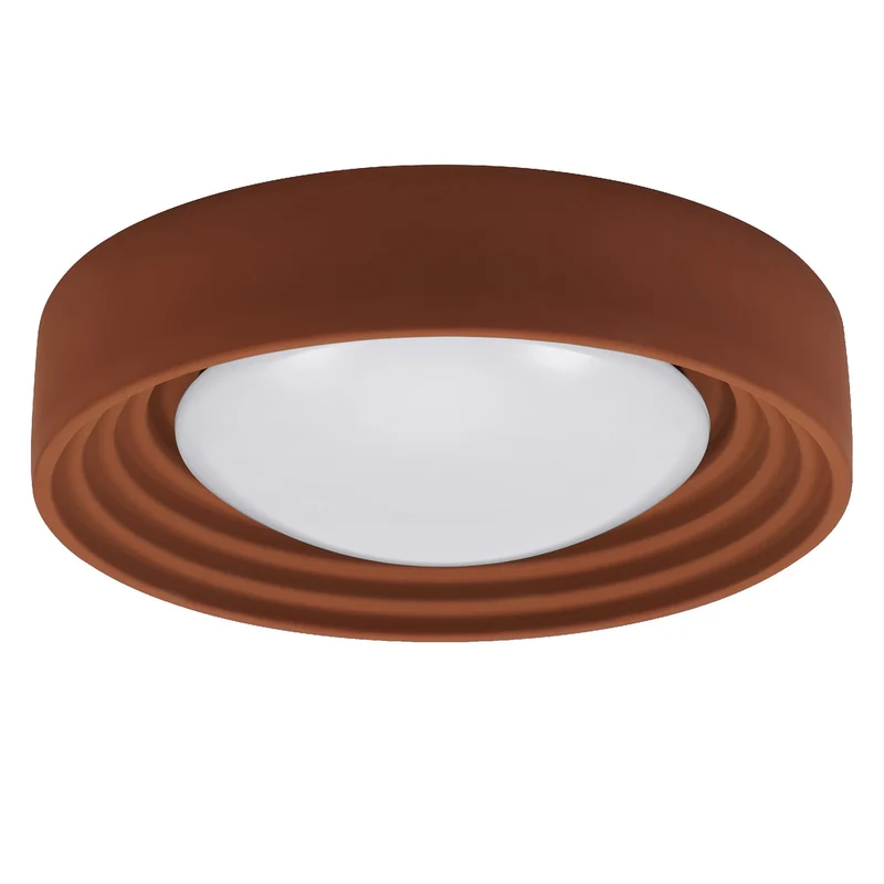 LEDVANCE ORBIS Lampada da soffitto in cemento, dimmerabile Click-DIM, 400mm 18W 1500lm marrone