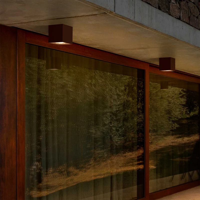 Techo - Spot LED étanche en aluminium, style contemporain