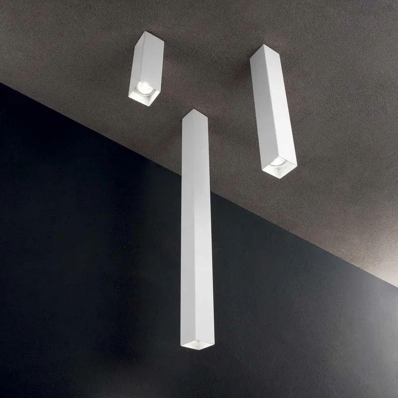 Sky - Spot LED carré en aluminium, style contemporain