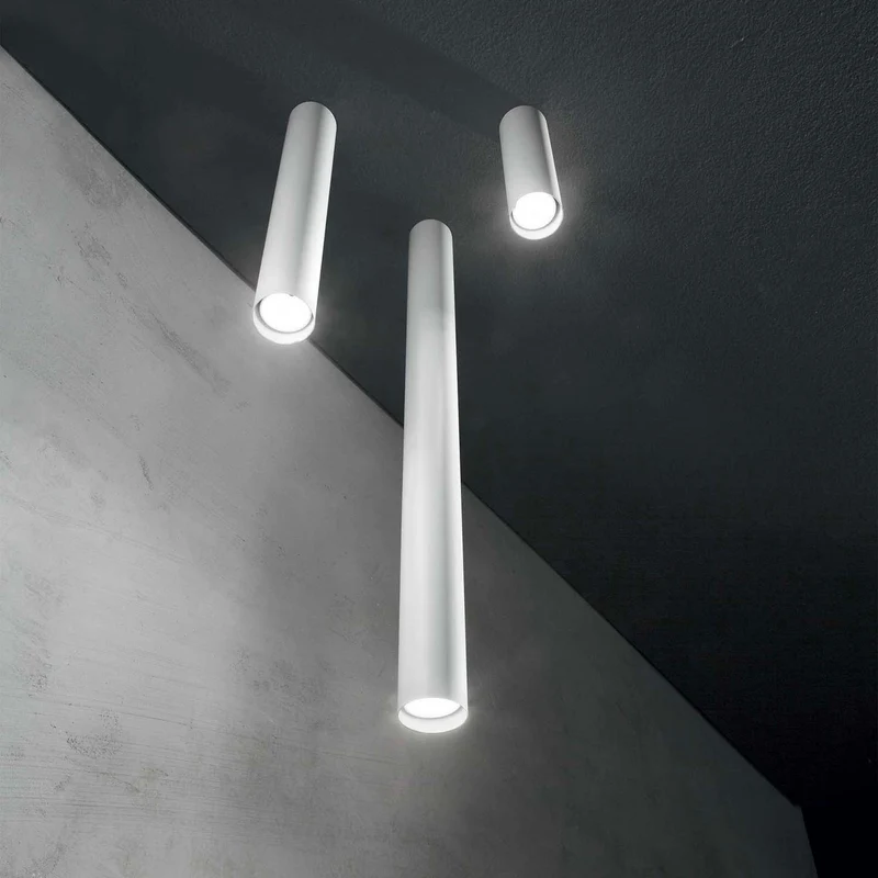 Look - Spot LED tubulaire en aluminium, style contemporain