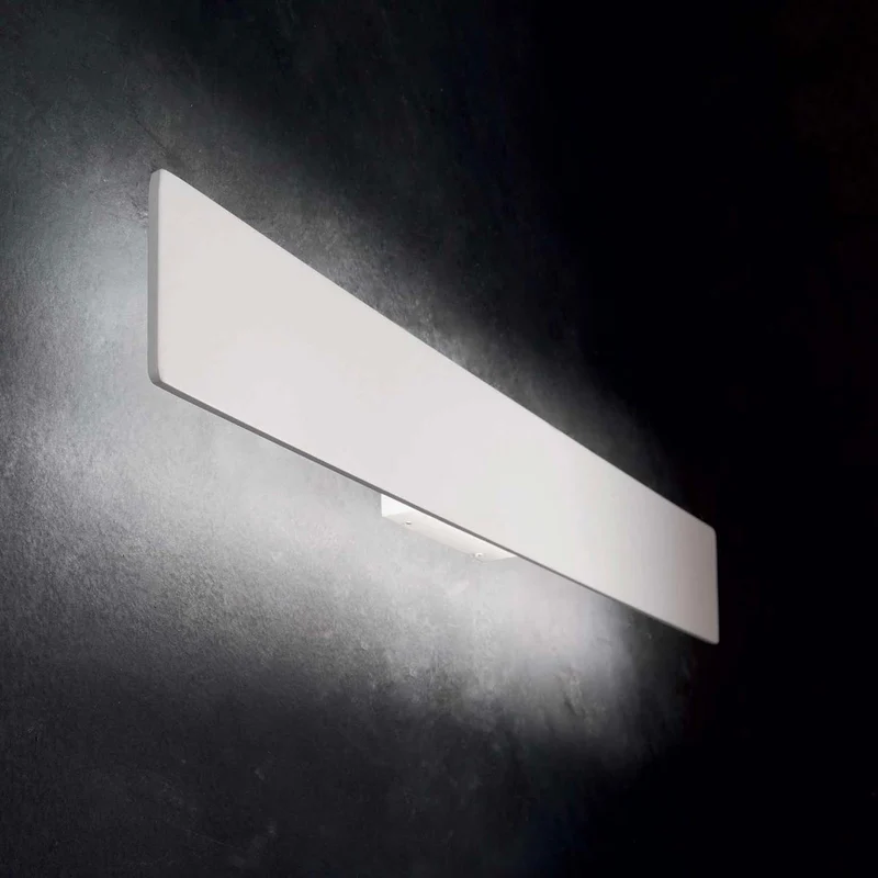 Zig Zag - Applique murale LED à éclairage indirect en acier, style minimaliste