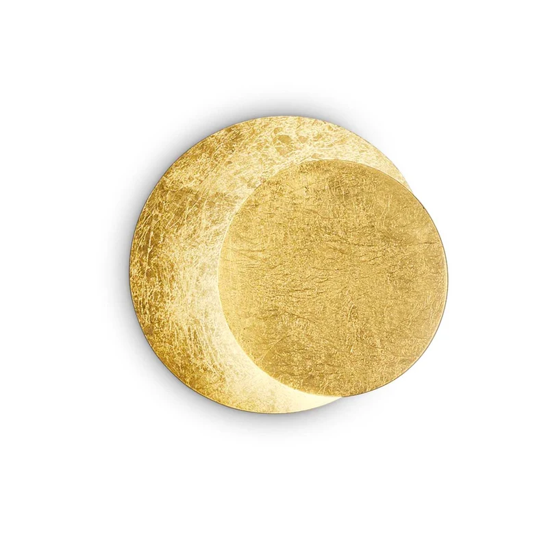 Tick - Applique murale LED à double disque en acier, style contemporain