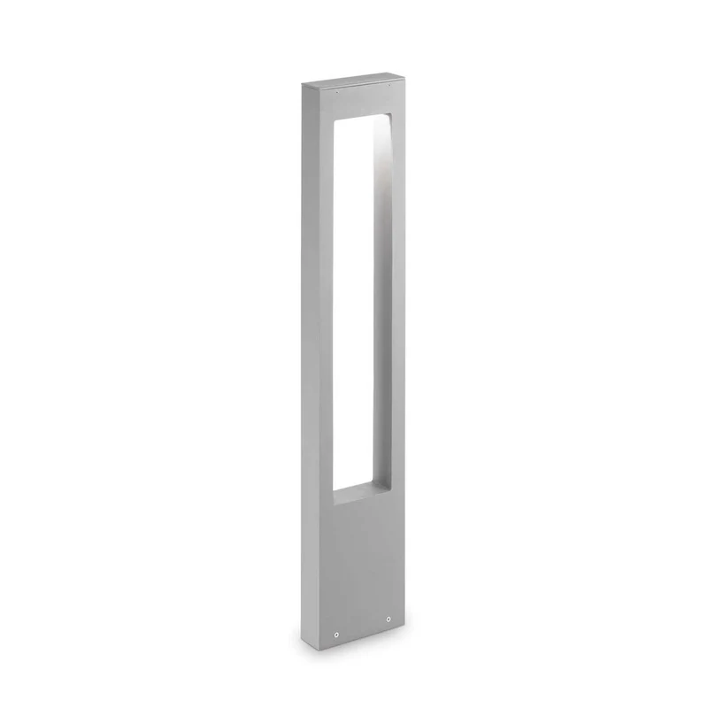 Vega - Borne extérieure rectangulaire en aluminium, style contemporain