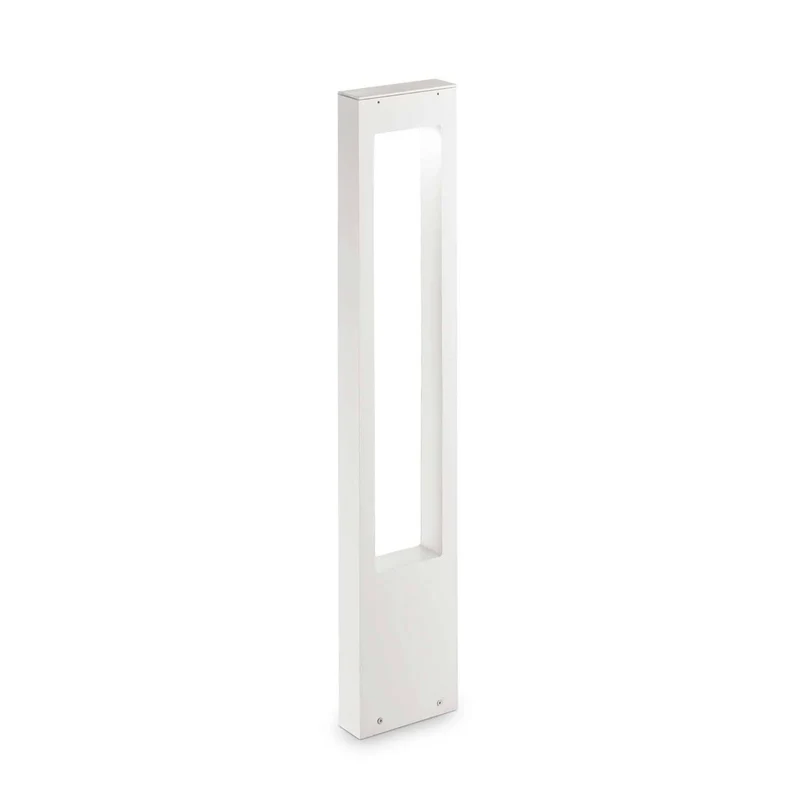 Vega - Borne extérieure rectangulaire en aluminium, style contemporain