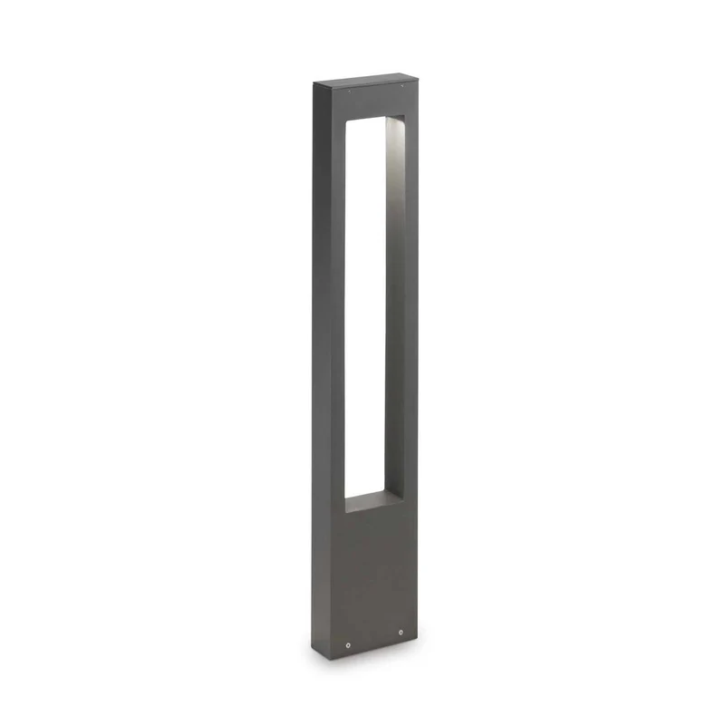 Vega - Borne extérieure rectangulaire en aluminium, style contemporain